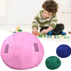 Legetøjsmåtte Opbevaringstaske Legetøjsopbevaringstaske PINK L Pink L