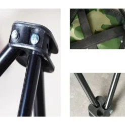 Let foldbar fiskestol foldbar skammel udendørs foldestol let grillskammel (lille camouflage)