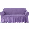Lilla nederdelsstil, elastisk 1-delt sæt med plisseret sofaovertræk