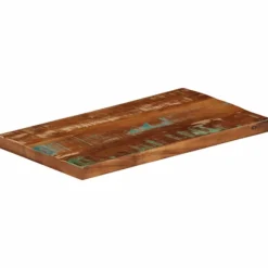 [LLC] Bordplade 50x20x3,8 cm rektangulær massivt genbrugstræ 500