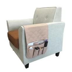 Lænestol Sofa Opbevaringslommer Beige