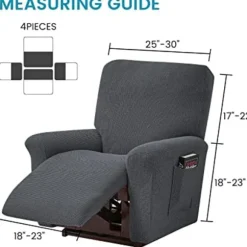 Lænestolbetræk, strækbart polyester spandex lænestolbetræk