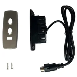 Lænestolscontroller 2 Knapper 5 Ben m/USB Reservedele DIY Manuel Kontakt Fjernbetjening