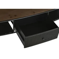 Loft Style Fir Metal TV-skab - Hvid - 150 cm