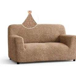 Loveseat-betræk - Stretch-betræk til sofa - Loveseat-pude a