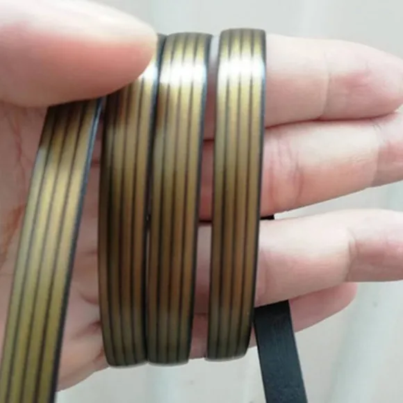 32m Patio Møbler Reparation Høj Styrke Plast Rattan Flet Kit Flad Bærbar Ny Gold