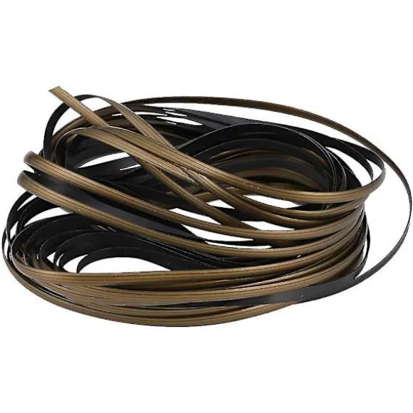 32m Patio Møbler Reparation Høj Styrke Plast Rattan Flet Kit Flad Bærbar Ny Gold