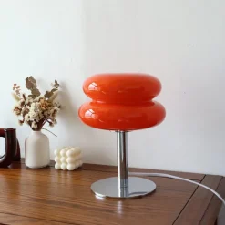Macaron Glas Bordlampe Trikomatisk Dæmpning
