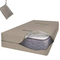 Madras Opbevaringspose Oxford Stof Madras Lynlås Flytte Opbevaringspose Vaskbar - Perfet L
