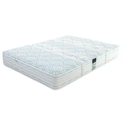 Madras 140x190 cm, Thermotec, 24 cm, memoryskum, fast, sommer/vinterside + 2 puder + dyne Vit