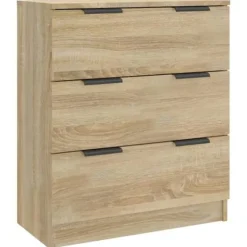 Maison Exclusive - 3 stk. Buffet Sonoma Eg Ingeniørtræ