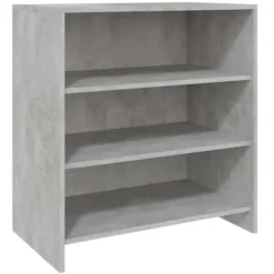 Maison Exclusive - 3 stk. buffet i grå beton og ingeniørtræ