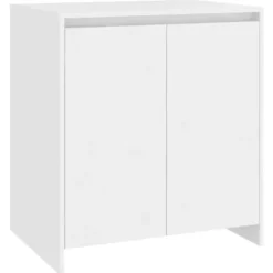 Maison Exclusive - 3 stk. Buffet Hvid Ingeniørtræ