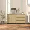 Maison Exclusive - Buffeter 2 stk Sonoma eg Ingeniørtræ