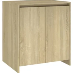 Maison Exclusive - Buffeter 2 stk Sonoma eg Ingeniørtræ