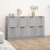 Maison Exclusive - Buffeter 2 stk Sonoma grå 60x30x70 cm Ingeniørtræ