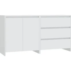 Maison Exclusive - Buffeter 2 stk Hvid Ingeniørtræ