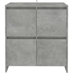 Maison Exclusive - Buffeter 2 stk Grå beton 70x41x75 cm Ingeniørtræ