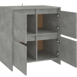 Maison Exclusive - Buffeter 2 stk Grå beton 70x41x75 cm Ingeniørtræ