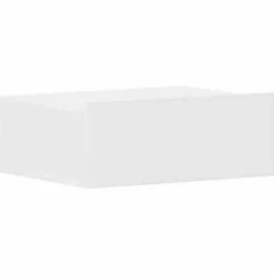 Maison Exclusive - Flydende natbord Hvid 40x30x15 cm Ingeniørtræ
