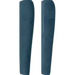 Maison Exclusive - Hovedgærde med ører Mørkeblå 93x23x118/128 cm Velour Mörkblå