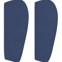 Maison Exclusive - Hovedgærde med ører Blå 83x23x78/88 cm Stof Blå