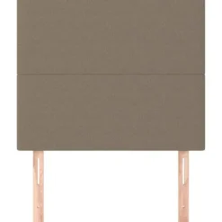 Maison Exclusive - Hovedgærde Taupe 100x5x118/128 cm Stof Mol