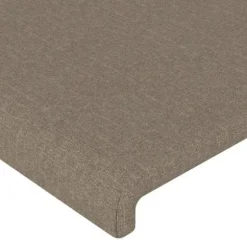 Maison Exclusive - Hovedgærde Taupe 100x5x118/128 cm Stof Mol