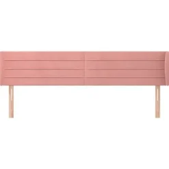 Maison Exclusive - Hovedgærde med ører Rosa 183x23x78/88 cm Velour