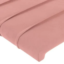 Maison Exclusive - Hovedgærde med ører Rosa 183x23x78/88 cm Velour