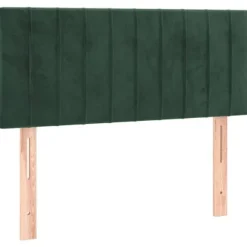 Maison Exclusive - Lamelbund med madras Mørkegrøn 100x200 cm
