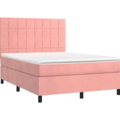 Maison Exclusive - Lamelseng med Rose madras 140x200 cm Velour