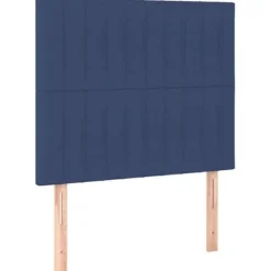 Maison Exclusive - LED Hovedgærde Blå 80x5x118/128 cm Stof Blå