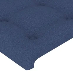 Maison Exclusive - LED Hovedgærde Blå 83x16x118/128 cm Stof blå