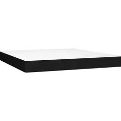 Maison Exclusive - Madras med lameller med LED-madras Sort 160x200 cm Stof