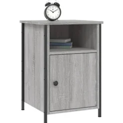 Maison Exclusive - Nattens bord sonoma grå 40x42x60 cm ingeniørtræ