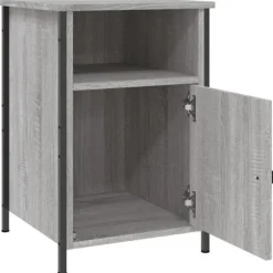Maison Exclusive - Nattens bord sonoma grå 40x42x60 cm ingeniørtræ