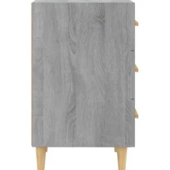 Maison Exclusive - Nattens bord sonoma grå 40x40x66 cm ingeniørtræ Sonoma grå