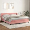 Maison Exclusive - Seng med lameller og Rose madras 180x200 cm Velour