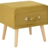 Maison Exclusive - Sengebord Sennepsgul 40x35x40 cm Velour