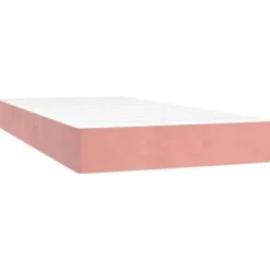 Maison Exclusive - Sengestel med lameller og Rose madras 90x200 cm Velour