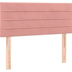 Maison Exclusive - Sengestel med lameller og Rose madras 90x200 cm Velour