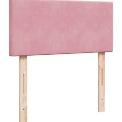Maison Exclusive - Sengestel med lameller og Rose madras 90x200 cm Velour