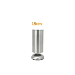 Møbelben i rustfrit stål, justerbare sofaben, skabsbordsben, kraftig udskiftningsbar bordpladeholder 15 cm 15cm
