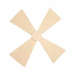 Møbelhylde i træ Moulin - 37,5 x 10 x 41,5 cm beige