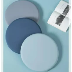 Memory Foam Komfort Pude, Åndbar Blød Rund Skammel Til Alle Årstider, Usynlig Lynlås Aftageligt Betræk For Nem Rengøring
