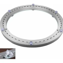 Metal Drejeskive Leje, Rund Svingbase, 360° Drejelig, Enkelt Række Kuglelejer, Til Tung Pligt, 40cm