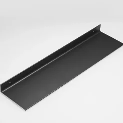 Metal Væg Hylder, Sort Flydende Hylder, Badeværelse Hylder, W