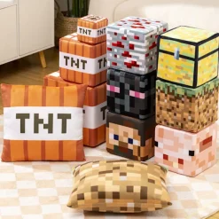 Minecraft blok plys pude/spil periferi svampeblok boks TNT plys legetøj 20cm Stone 30cm
