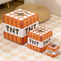 Minecraft blok plys pude/spil periferi svampeblok boks TNT plys legetøj 20cm Stone 30cm